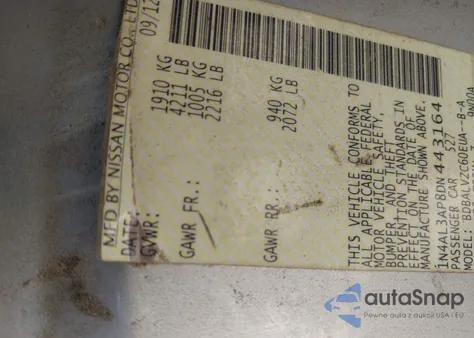 2013 Nissan Altima 2.5 Sl from USA, damaged, VIN 1N4AL3AP8DN443164